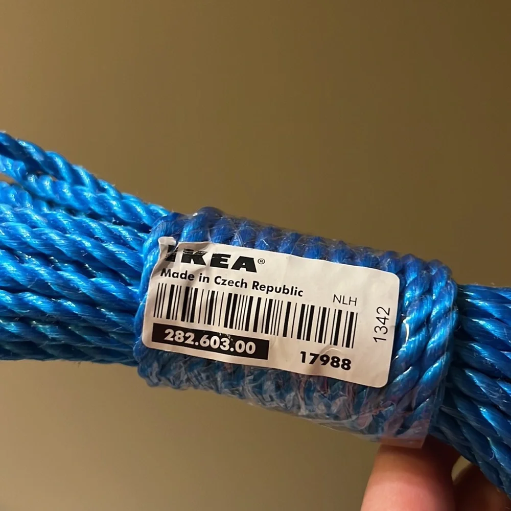 Blue Rope IKEA item 282.603.00 17989 New With Tags